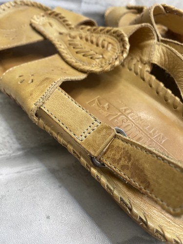 Pikolinos Naturalmente Tan Leather Brown Sandals Womens UK 7 EU 40 Flat Shoes. - Picture 5 of 17