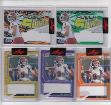 (5) 2023 Jake Haener Leaf Pro Set PRE PRODUCTION PROOF 1/1 Lot - Saints Fresno