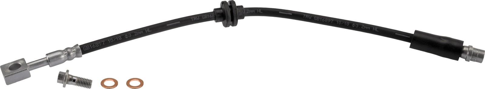 Right TRW-OE PHD2040 Brake Hose for CHEVROLET,OPEL,VAUXHALL