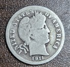 1911-D Barber Dime 90% Silver Coin Will Be Professionally Graded READ AD — photo 1
