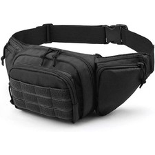 UK Tactical Fanny Pack Military Travel Hip Belt Bum Bag Men Waist Pouch Bag