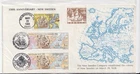 1988 First Day Issue Cover 350th Anniversary Of New Sweden Joint KMC