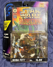 Vintage 1996 Star Wars Kenner Shadows of the Empire Boba Fett vs IG-88 Comic 2-P