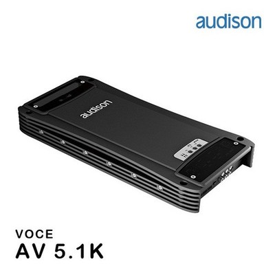 Audison AV 5.1k VOCE Series 5-Channel Power Amplifier 75W+140W+600W 470x220x58mm
