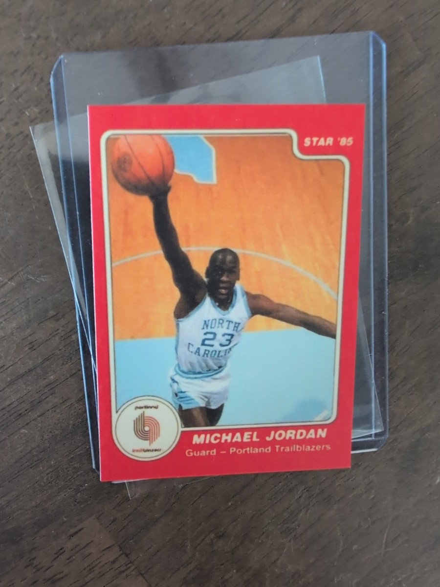 Star '85 Micheal Jordan “Error Card” Portland Trailblazers #9