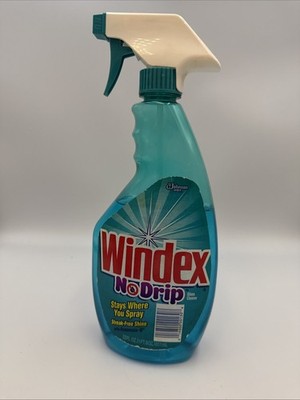 Windex No Drip Formula Discontinued  26 Oz (weighs 21.5Oz) 1996 Formula