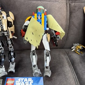 LEGO Star Wars Lot 75533 Boba Fett x2 75116 Finn Built w/ Manuals