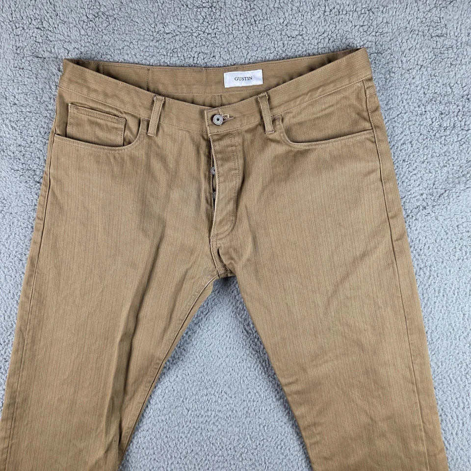 Jeans masculino Gustin 40 (35x35) marrom jeans California Slim #38 - Imagem 2 de 4