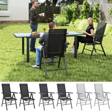 Set of 2 Folding Chair w/ Aluminium Frame, Breathable Mesh Seat