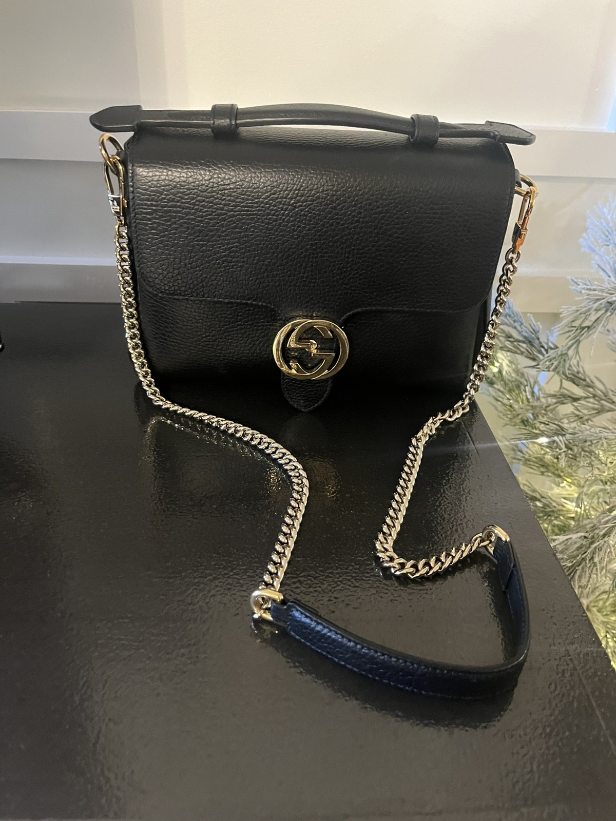 GUCCI INTERLOCKING G DOLLAR MEDIUM TOP HANDLE SHO… - image 3