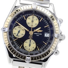BREITLING Chronomat D13050 Date Black / gold Dial Automatic Men's Watch_891882