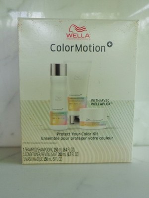 Kit Wella Color Motion Shampoo 8.4 oz, Conditioner 6.7 oz & Masque 5 oz