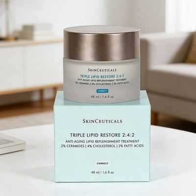 'SkinCeuticals' Triple Lipid Restore oz Face Cream 2:4:2,48ml New in Box 1.6