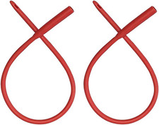 Catéter de látex rojo PE Premium Enema 20FR con tubo de goma flexible para más alto