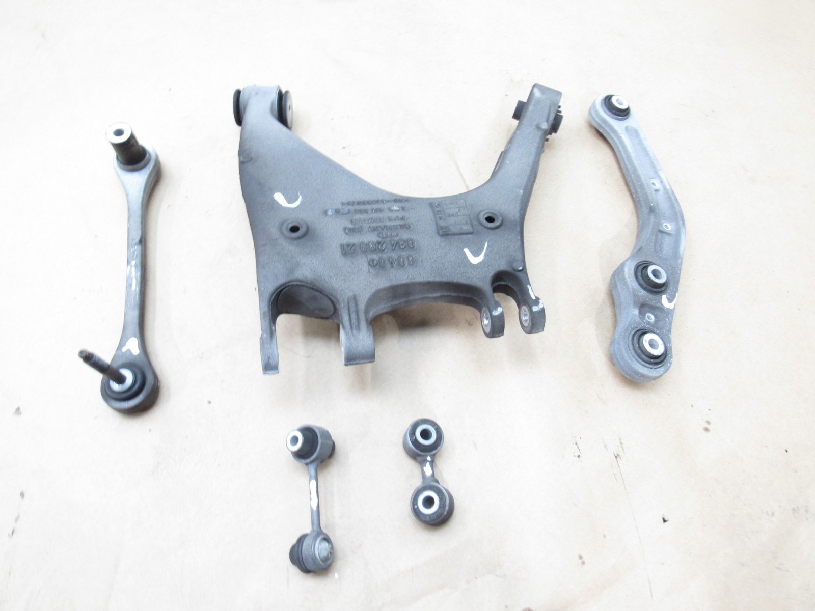 Bentley Continental GT 2012 6.0L Rear Right Control Arm Set 5 PCS 11-18 ;#3