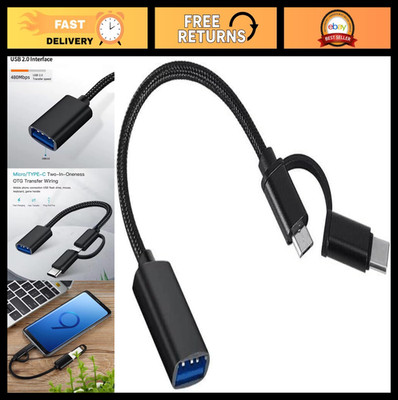 Universal OTG Adapter for Kindle, Fire, Google & Samsung Tablets/Phones - Connec