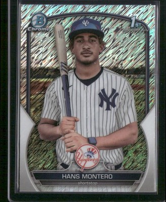 2023 Bowman Chrome Hans Montero #BCP-173 Prospects Shimmer Refractor