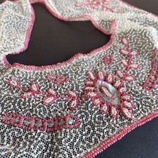 Delicate Vintage Beaded Collar Romantic Sweet Feminine Art Deco Era