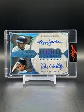 2025 Leaf Spectacular Hero Graphics Don Mattingly Reggie Jackson Dual Auto /5