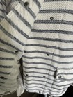 Anthropologie Dolan Left Coast Nautical Stripe Snap Button Knit Jacket, Size Med — photo 3