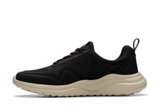 CLARKS LT 360 Lo Men’s Black Combi Textile TRAINERS Uk Size 7.5  G EUR 41.5.
