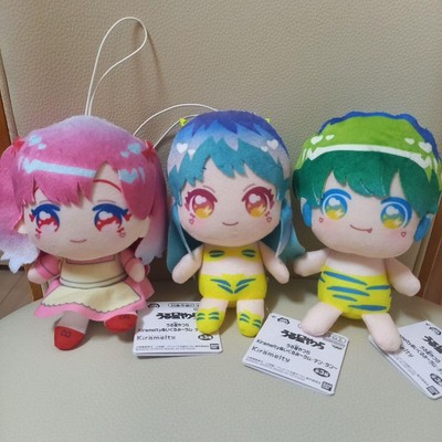 Urusei Yatsura Plush Toy Complete Set Ram Ten Ran Collectible Japan Anime