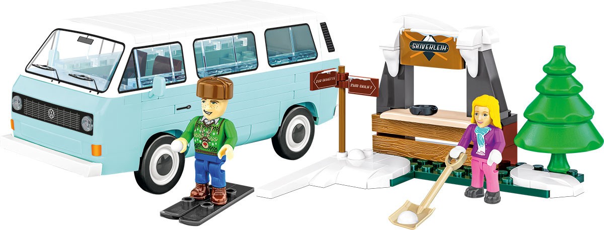 Cobi 24639 Volkswagen T3 Winter Adventure Bus Bausatz - Bild 2