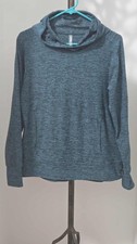 Women's Green Heather Hoodie Pullover Size Medium New