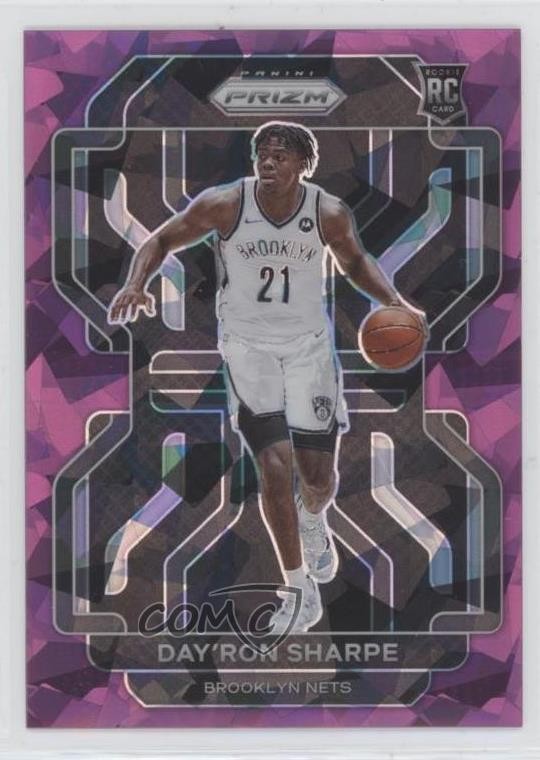 2021-22 Panini Prizm Purple Ice Prizm 107/149 Day'Ron Sharpe #281 0x6p