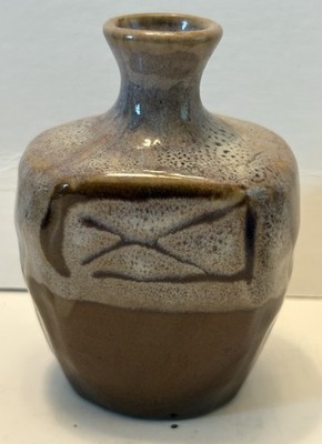 Vintage Japanese Studio Pottery Tokkuri MidCentury Mingei Style WabiSabi Ceramic