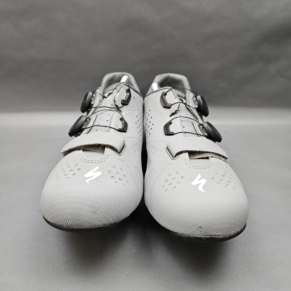 Specialized Torch 3.0 Zapatos de Ciclismo de Carretera para Hombres 10.5 BOA Gris Tenis 3 Pernos Foto 2 de 4