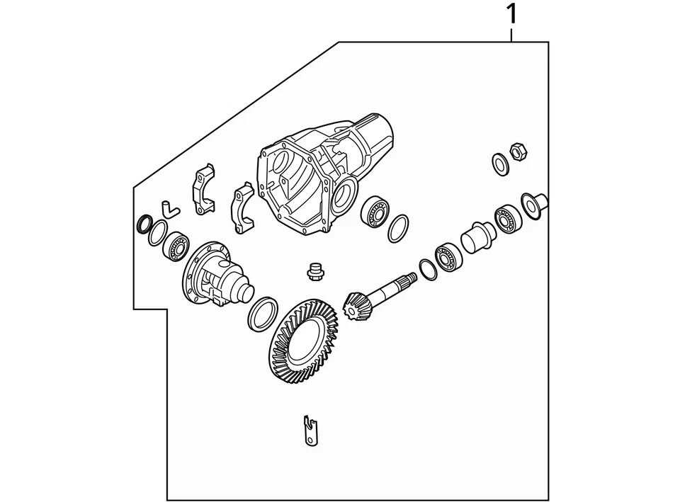Carrier Front Without Torque On Demand Fits 09-11 BORREGO 2042949 - Imagem 4 de 4