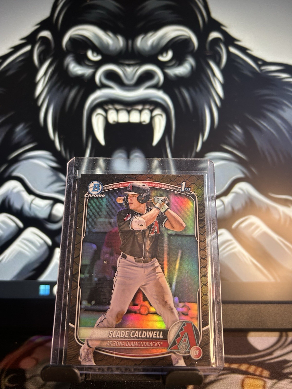 2025 Bowman - Chrome Prospects Slade Caldwell #BCP-21 Reptilian Refractor (RC)