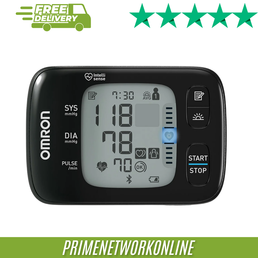 OMRON RS7 Intelli IT Wrist Blood Pressure Monitor 100% ORIGINAL ⭐⭐⭐⭐⭐