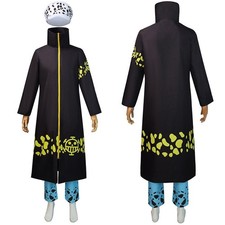 Trafalgar D. Water Law Cosplay Costume Halloween Carnival Party Suit
