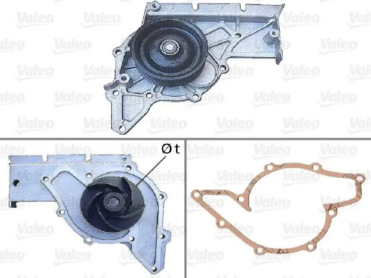 Pompa acqua 506781 VALEO per AUDI A4 B6 Cabriolet A4 B6 A4 B7 Cabriolet A4 B7