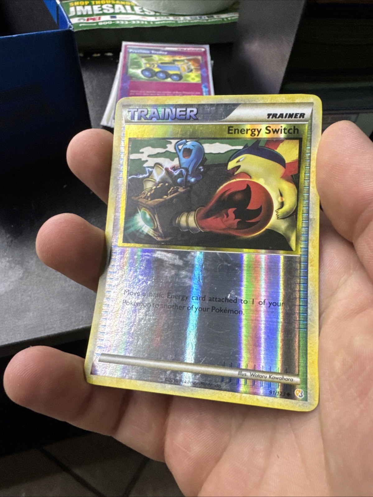 Pokemon TCG Energy Switch 91/123 Reverse Holo HeartGold/SoulSilver 2010 Edition