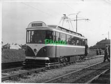 BLACKPOOL PANTOGRAPH TRAM 174 THORNTON GATE 1958 6.5x8.5 PHOTOGRAPH