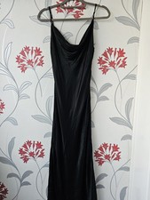 Cowl Neck Satin Dress From Bershka Evening Dress