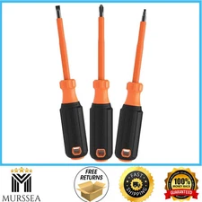 Klein Tools Screwdriver Set, 1000-Volt Insulated, (3-Piece)