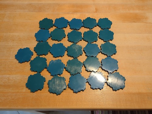 Heroscape Wasserfliesen 26 - 1-fach blau Wasserfliesen