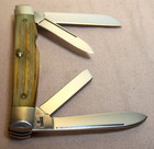 1993~CASE XX~MCMXCIII~SC64052~SECOND CUT BONE 4 BLADE MED. CONGRESS POCKET KNIFE — photo 7