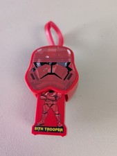 Star Wars Sith Trooper McDonald's Happy Meal Toy 2019 Clip On Keychain Red