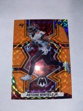 2022 Mosaic Reactive Orange Prizm Antoine Winfield Jr. #235 Bucs Football Card