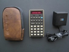 Hewlett-Packard HP-21 Scientific Pocket Calculator w/ Charger  Case TESTED