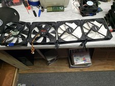 lot of 4 used cooling Fans 120mm 3-PIN free ship