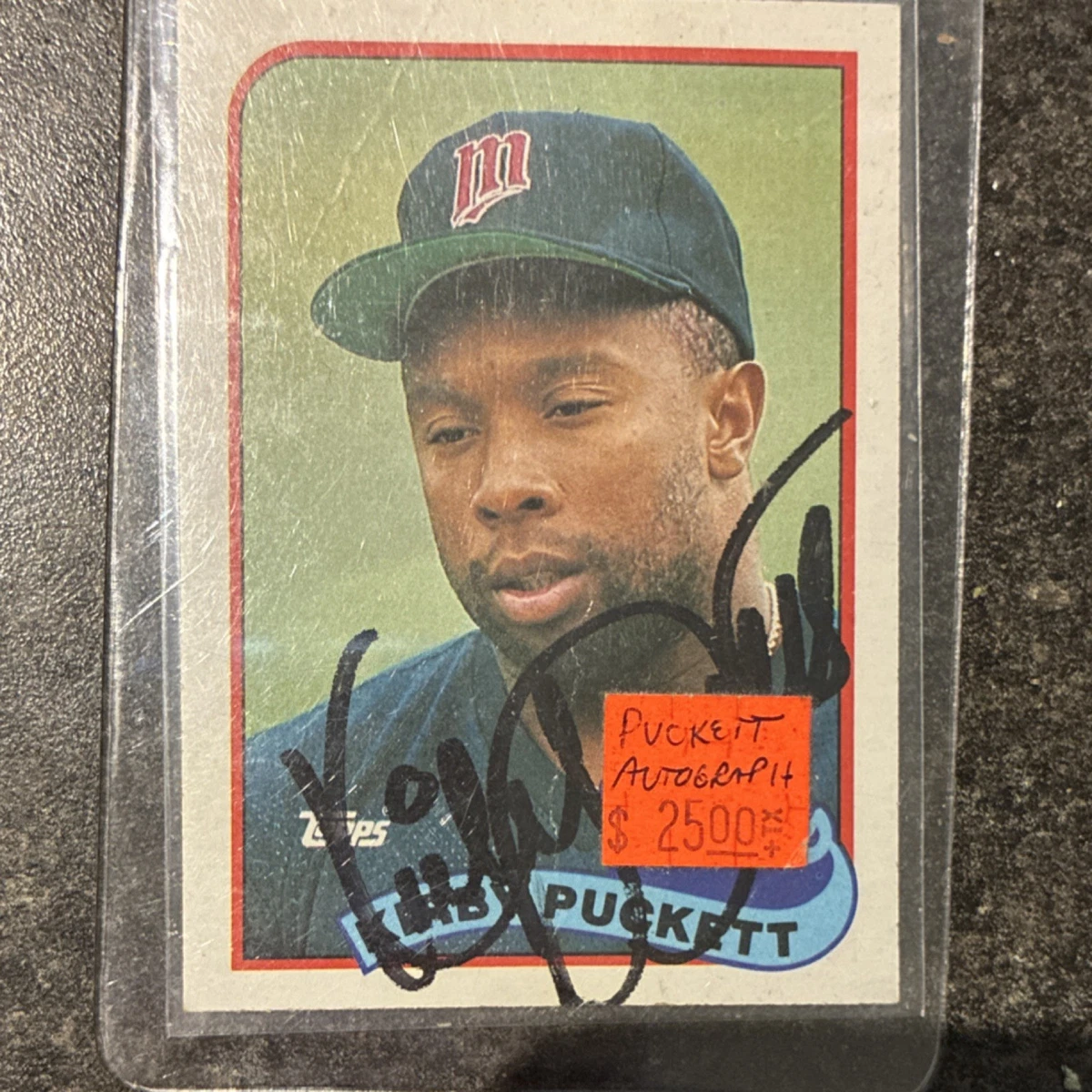 Kirby Puckett Autographed Baseball Sports Trading Cards for sale
