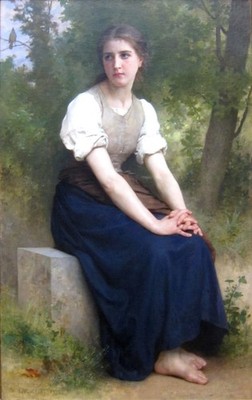 Das Lied der Nachtigall von William Adolphe Bouguereau Dayton Institute Kunstdruck