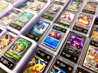 graded full art pokemon cards PSA 10 Japanese Red & Blue Full Art Trainer (Graded Card) main image 1