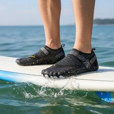 Men's Non-Slip Water Shoes, Quick Dry Beach Shoes Wide Toe